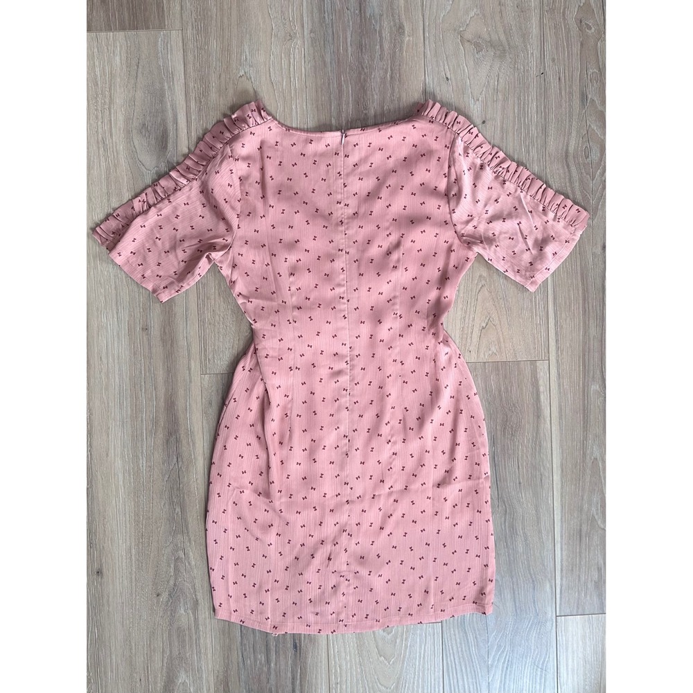 Quanta Du Soleil Parisian Bow Dress Ruffles Feminine Coquette Vintage-Romantic - Picture 2 of 7